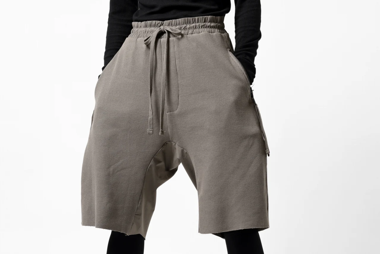thom/krom LOWCROTCH EASY SHORTS / WAFFLE JERSEY (FOSSIL) - Image 22