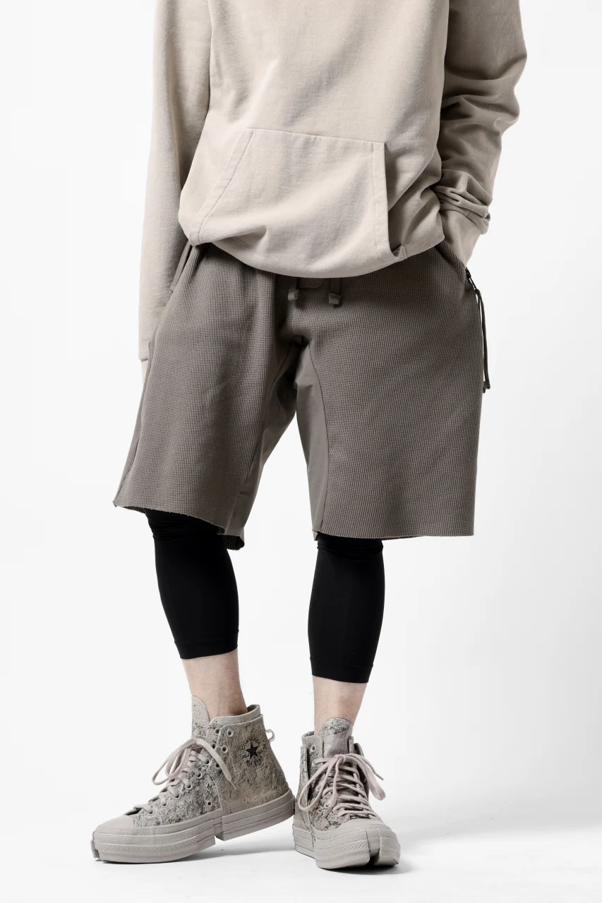 thom/krom LOWCROTCH EASY SHORTS / WAFFLE JERSEY (FOSSIL) - Image 5