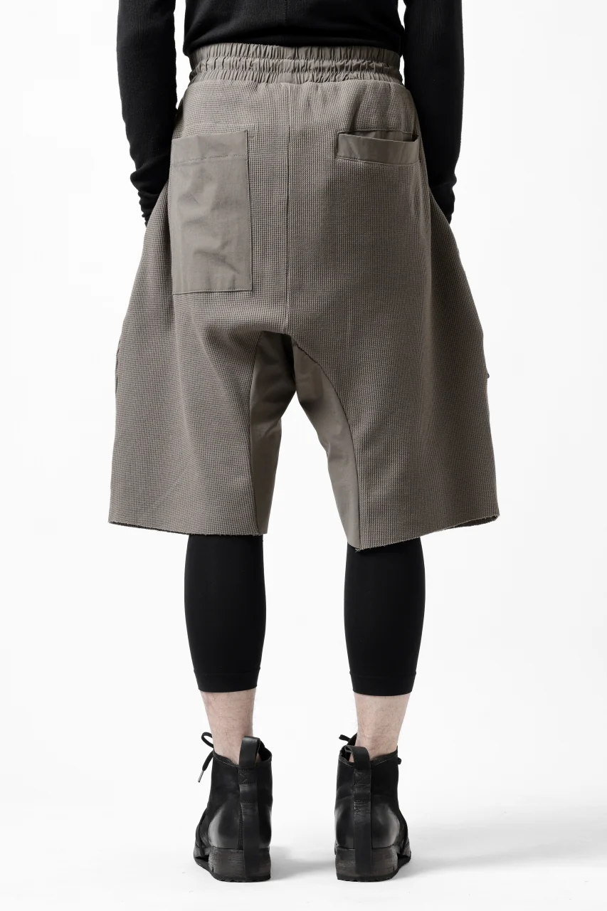 thom/krom LOWCROTCH EASY SHORTS / WAFFLE JERSEY (FOSSIL) - Image 8