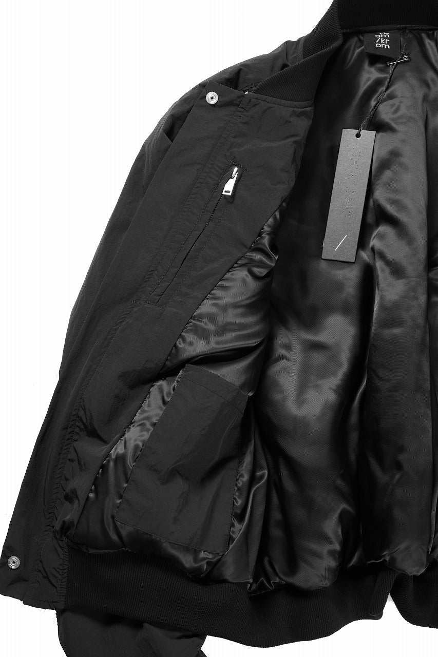thom/krom MA-1 BOMBER JACKET / WARM PADDED (BLACK) - Image 13
