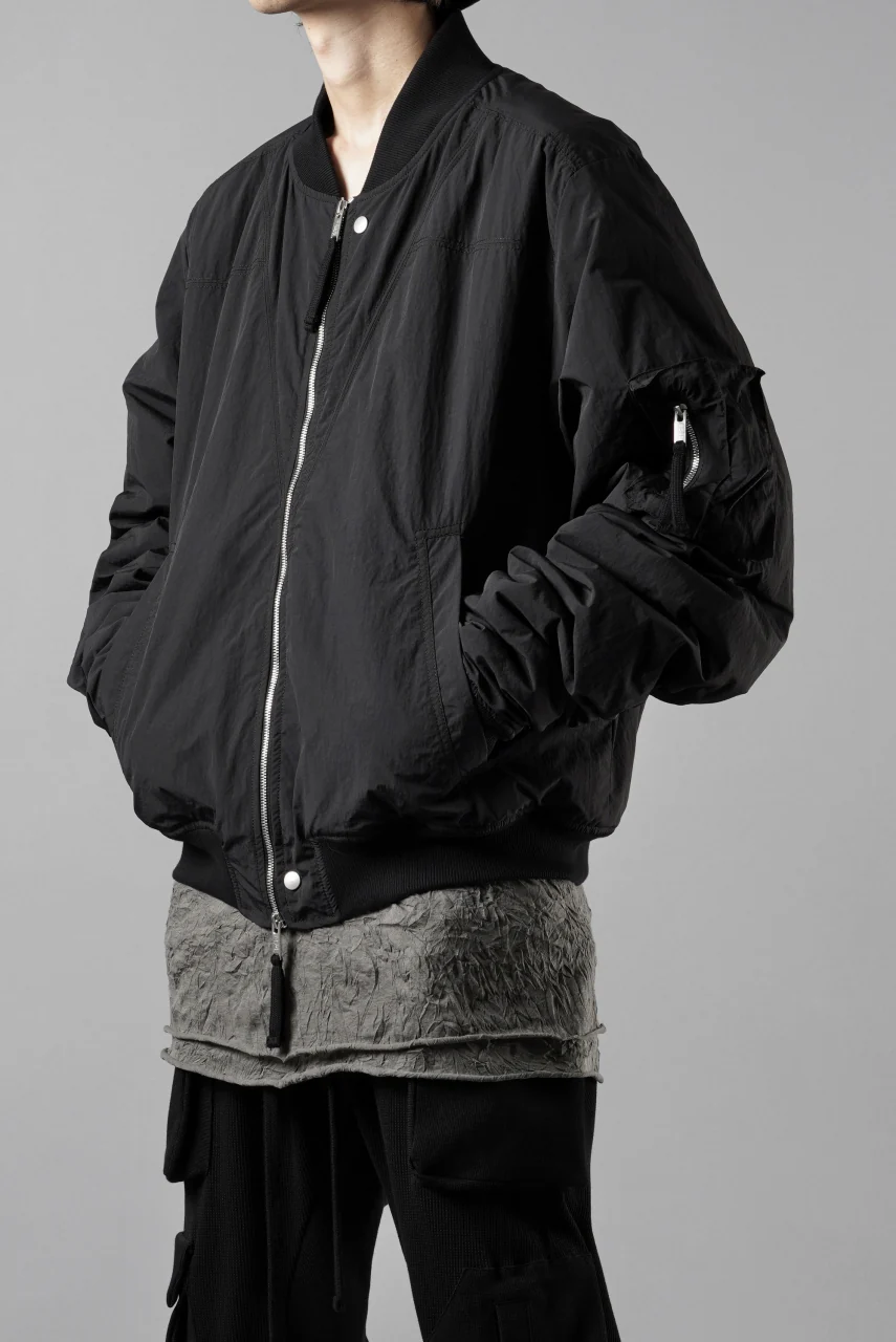 thom/krom MA-1 BOMBER JACKET / WARM PADDED (BLACK) - Image 19