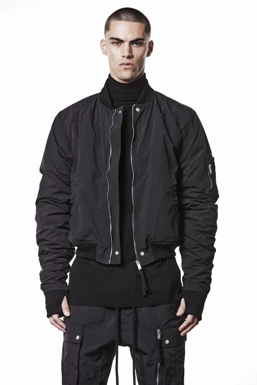 thom/krom MA-1 BOMBER JACKET / WARM PADDED (BLACK) - Image 26