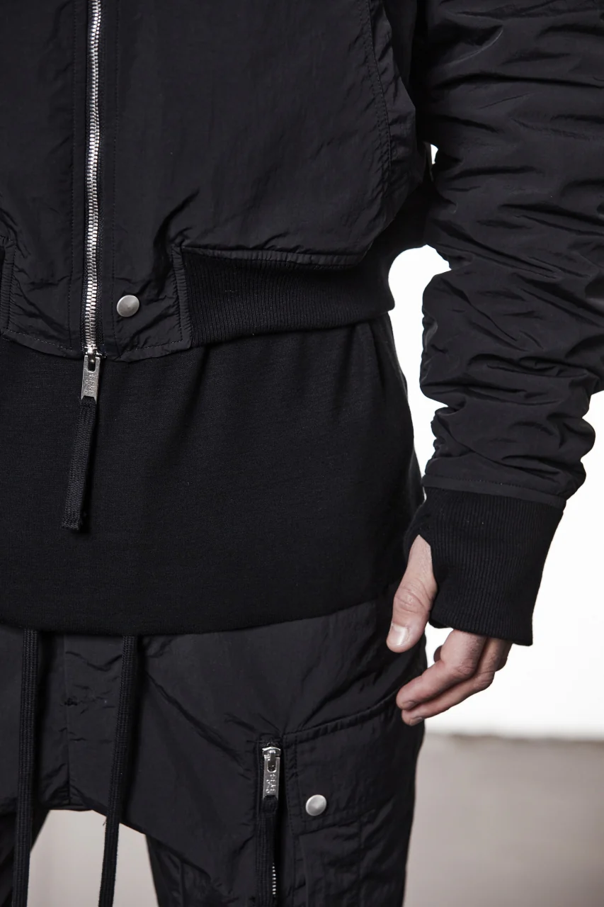thom/krom MA-1 BOMBER JACKET / WARM PADDED (BLACK) - Image 27