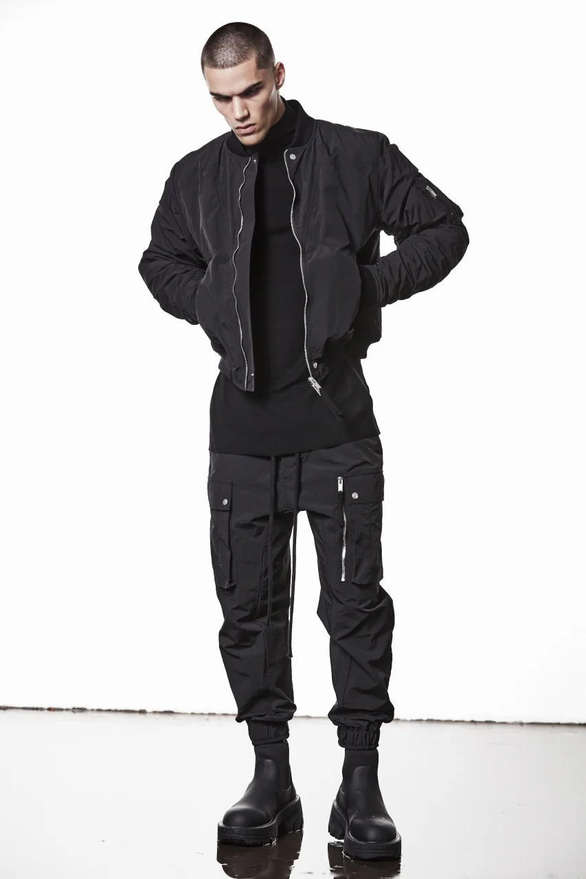 thom/krom MA-1 BOMBER JACKET / WARM PADDED (BLACK) - Image 28