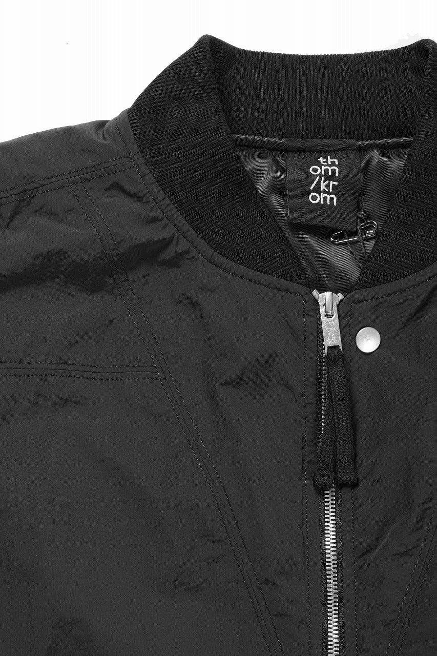 thom/krom MA-1 BOMBER JACKET / WARM PADDED (BLACK) - Image 6