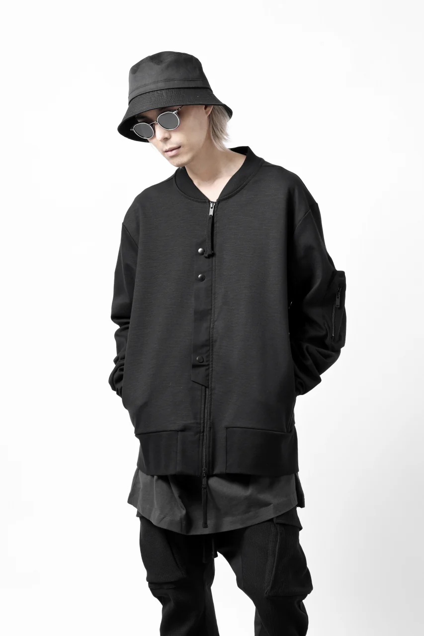 thom/krom MA-1 JACKET / ELASTIC COTTON (BLACK) - Image 19