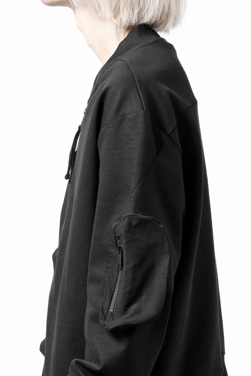 thom/krom MA-1 JACKET / ELASTIC COTTON (BLACK) - Image 23