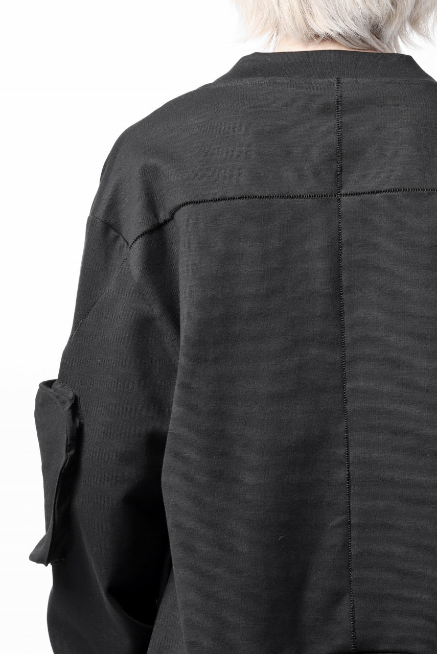 thom/krom MA-1 JACKET / ELASTIC COTTON (BLACK) - Image 29