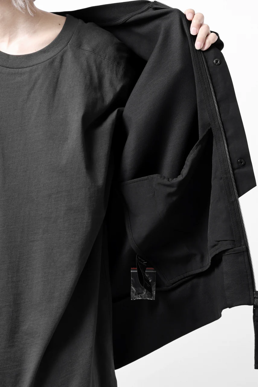 thom/krom MA-1 JACKET / ELASTIC COTTON (BLACK) - Image 31