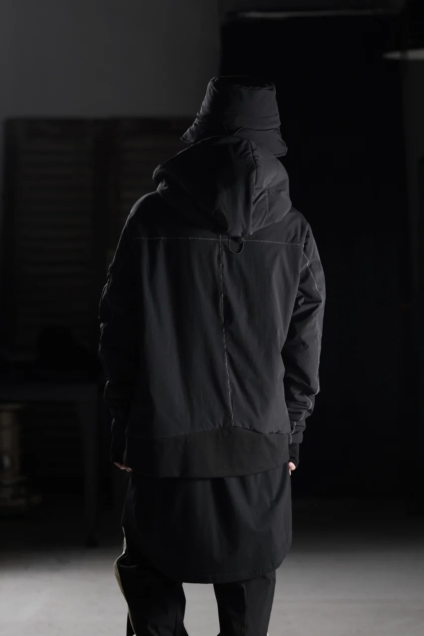 thom/krom MA-1 JACKET / ELASTIC NYLON + WARM PADDED (BLACK) - Image 36