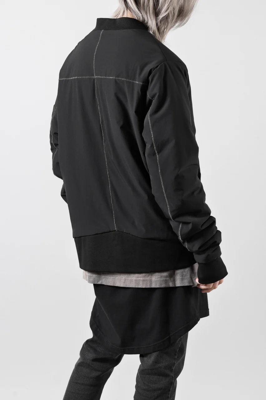 thom/krom MA-1 JACKET / ELASTIC NYLON + WARM PADDED (BLACK) - Image 9