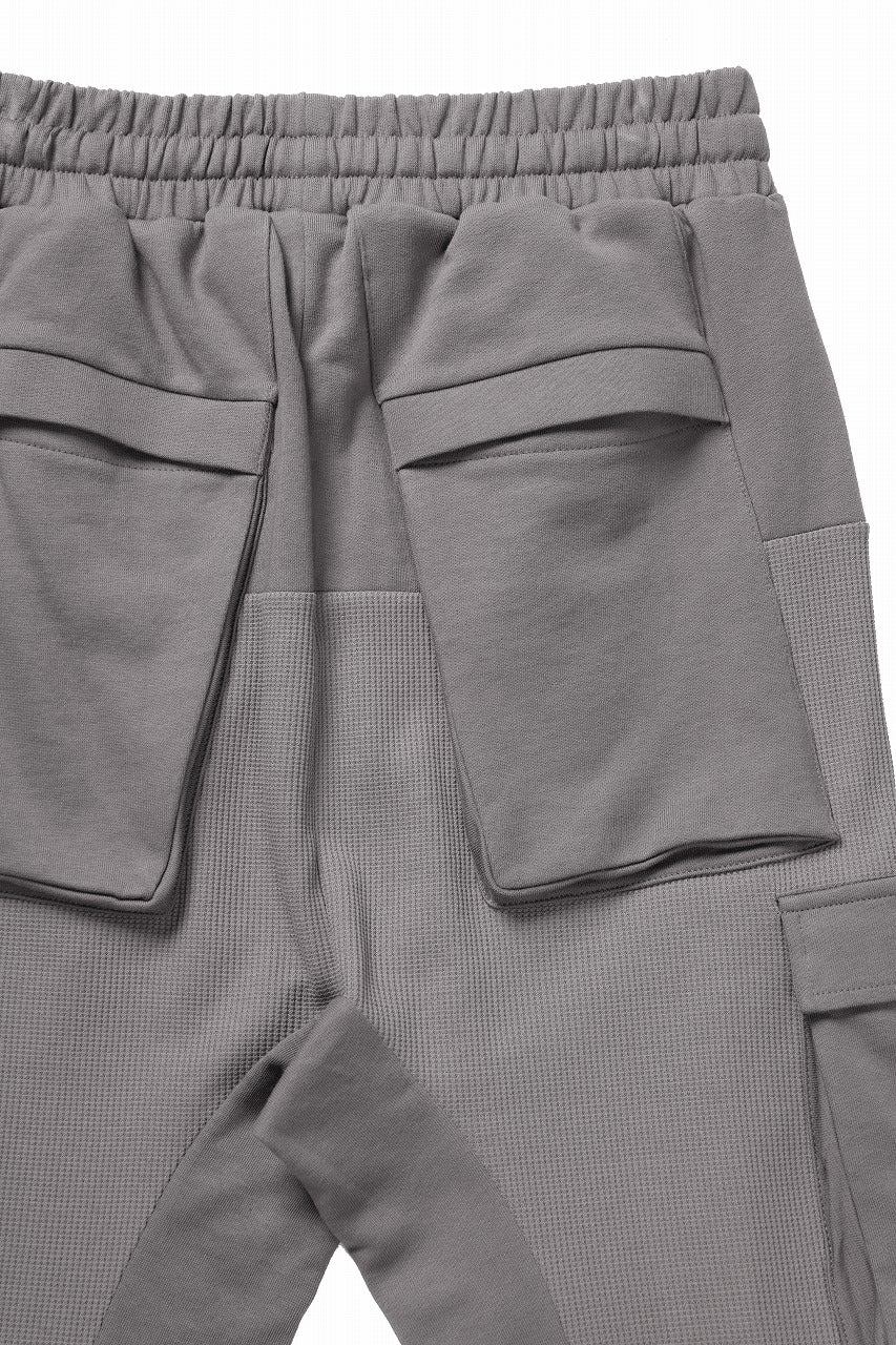 thom/krom MATMIX CARGO TROUSERS / STRUCTURED SOFT JERSEY (ROCK) - Image 14