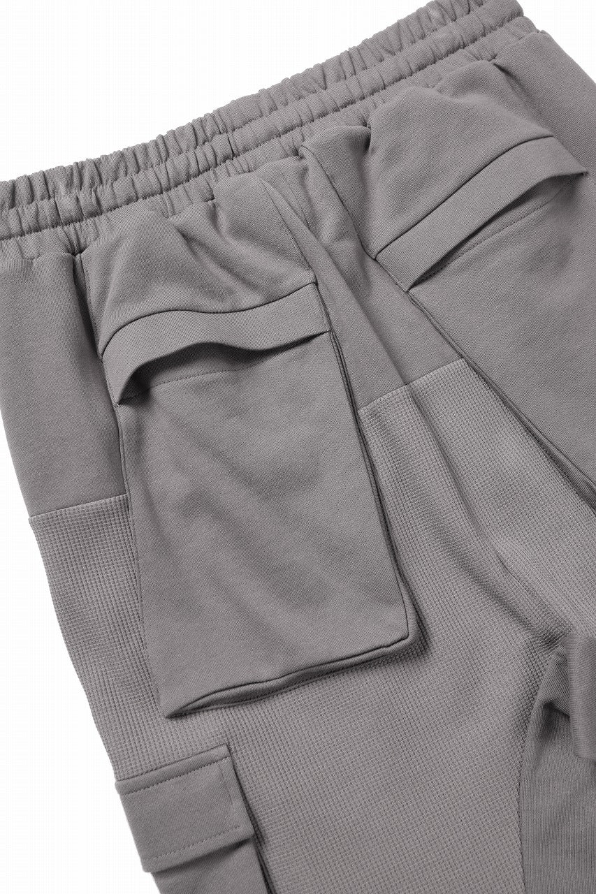 thom/krom MATMIX CARGO TROUSERS / STRUCTURED SOFT JERSEY (ROCK) - Image 16
