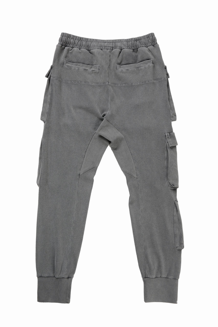 thom/krom MATMIX CARGO TROUSERS / STRUCTURED SOFT JERSEY (USED GREY) - Image 2