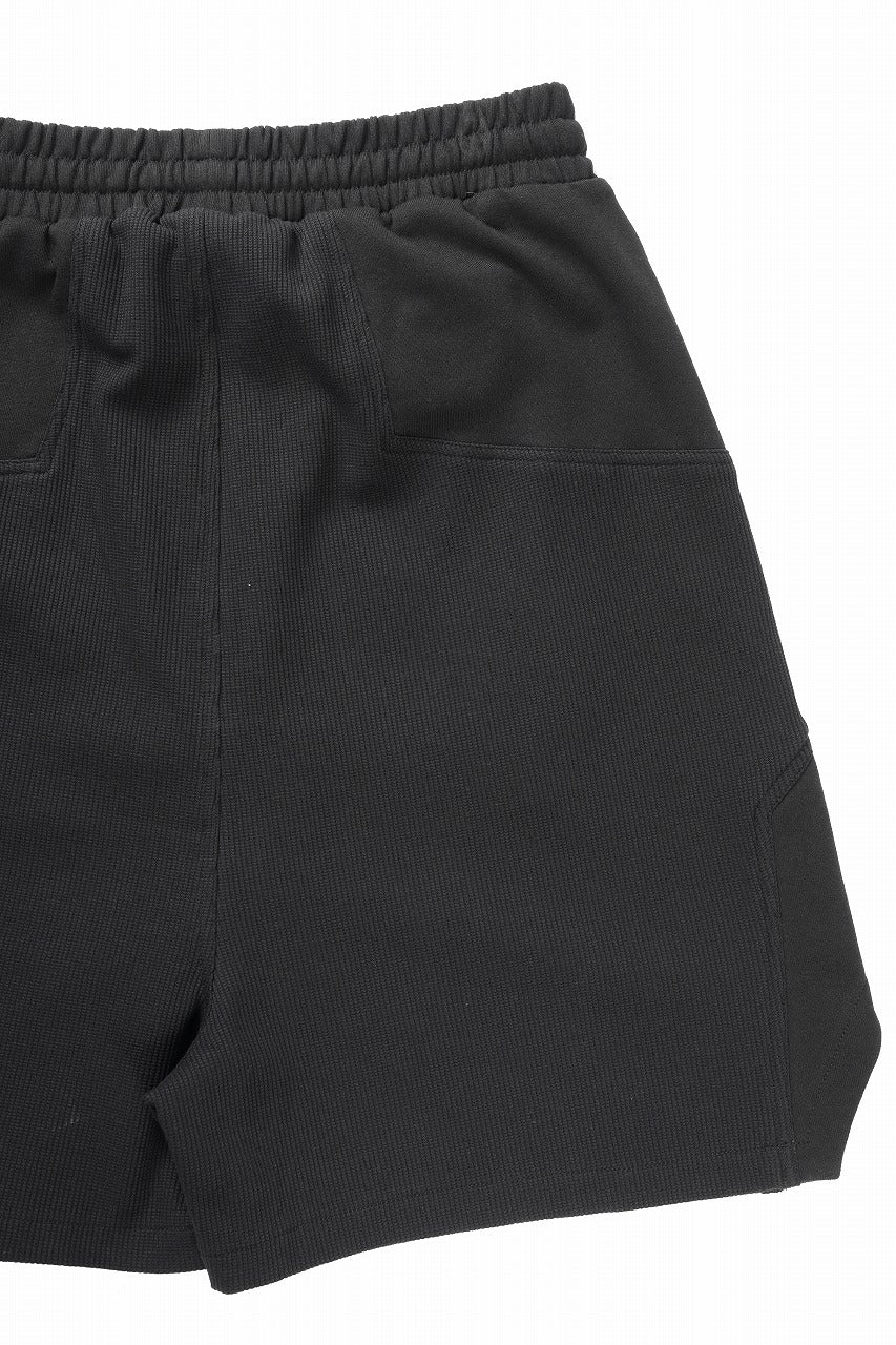 thom/krom MATMIX SHORTS / STRUCTURED SOFT JERSEY (BLACK) - Image 10