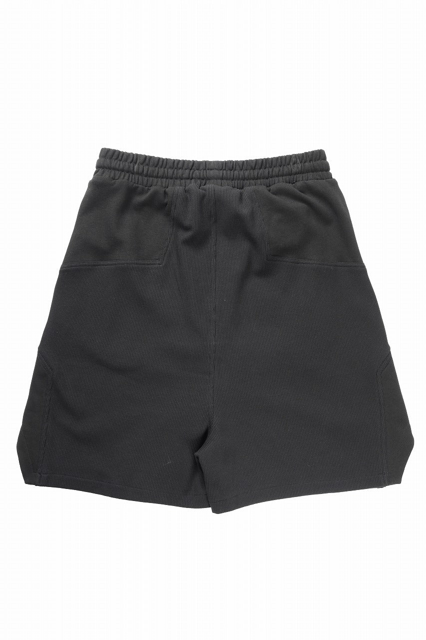 thom/krom MATMIX SHORTS / STRUCTURED SOFT JERSEY (BLACK) - Image 4