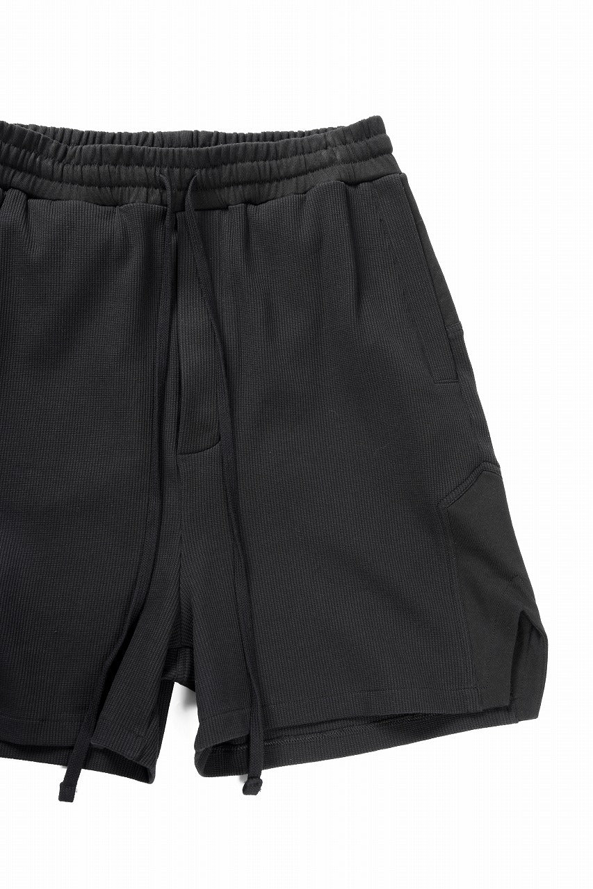thom/krom MATMIX SHORTS / STRUCTURED SOFT JERSEY (BLACK) - Image 5