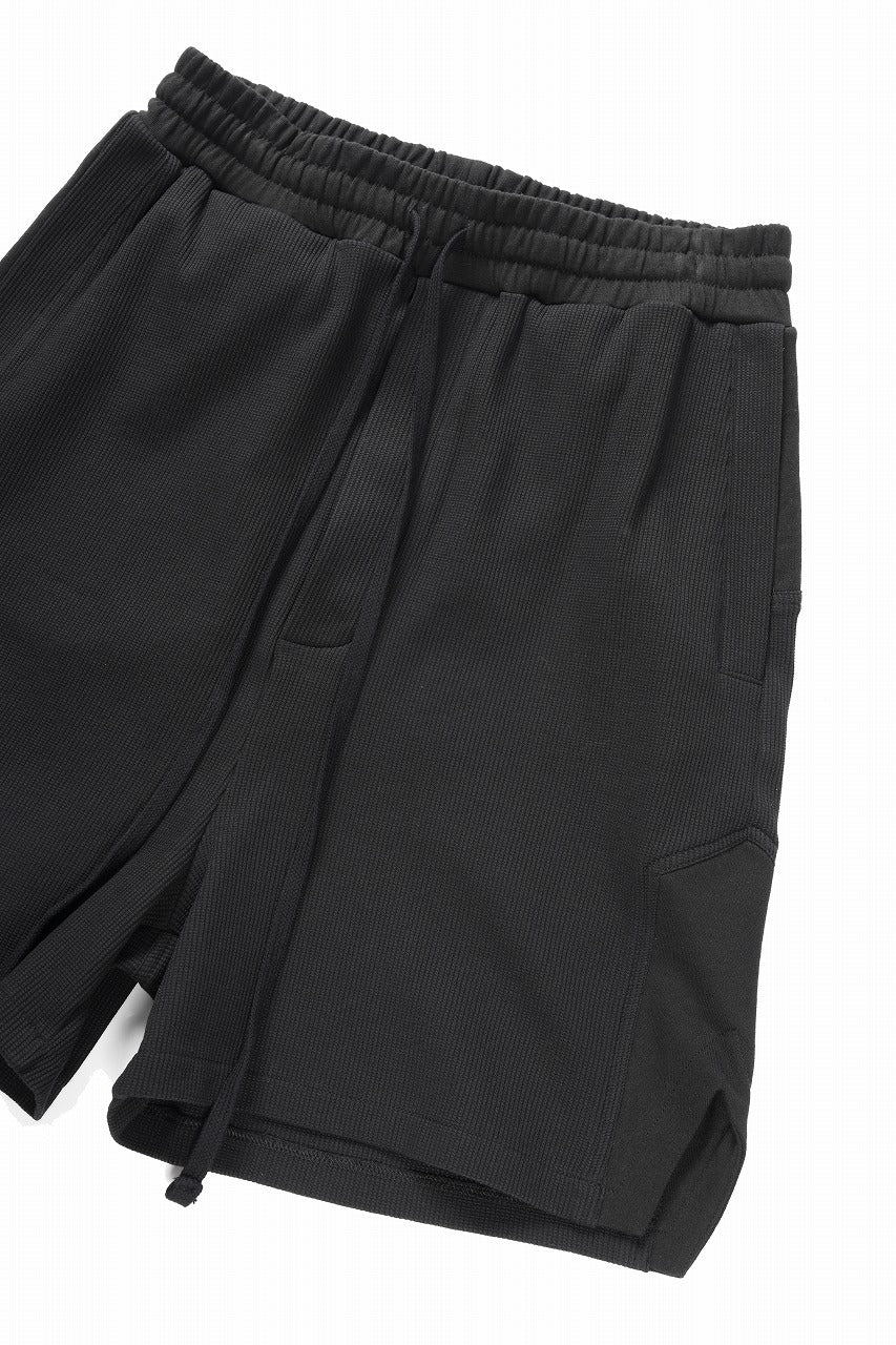 thom/krom MATMIX SHORTS / STRUCTURED SOFT JERSEY (BLACK) - Image 6