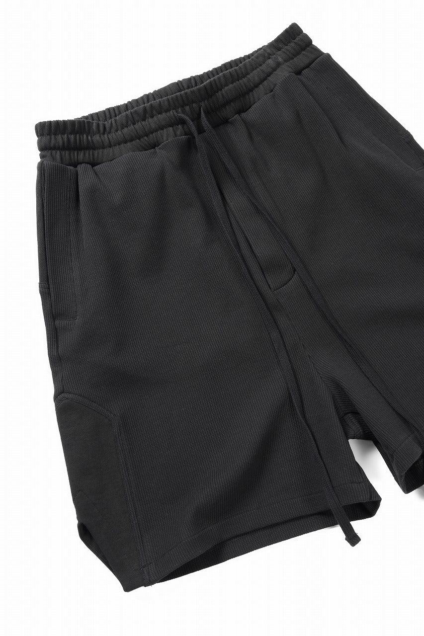 thom/krom MATMIX SHORTS / STRUCTURED SOFT JERSEY (BLACK) - Image 7