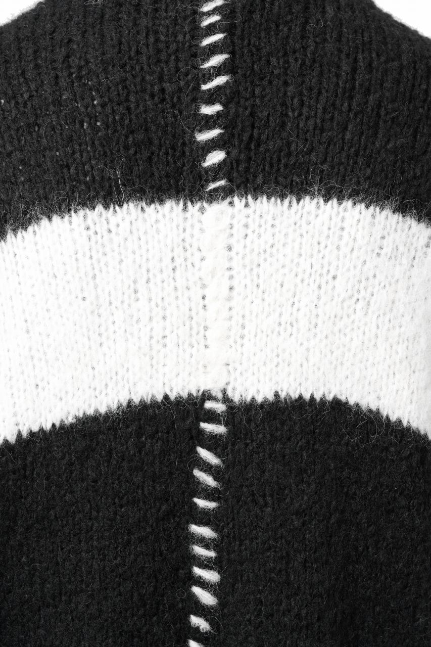 thom/krom MOCK NECK KNIT PULLOVER / ALPACA WOOL (BLACK) - Image 15
