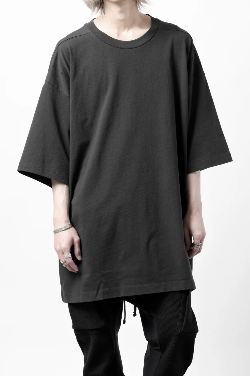 thom/krom OVER SIZED T-SHIRT / ORGANIC COTTON (GRAPHITE) - Image 10