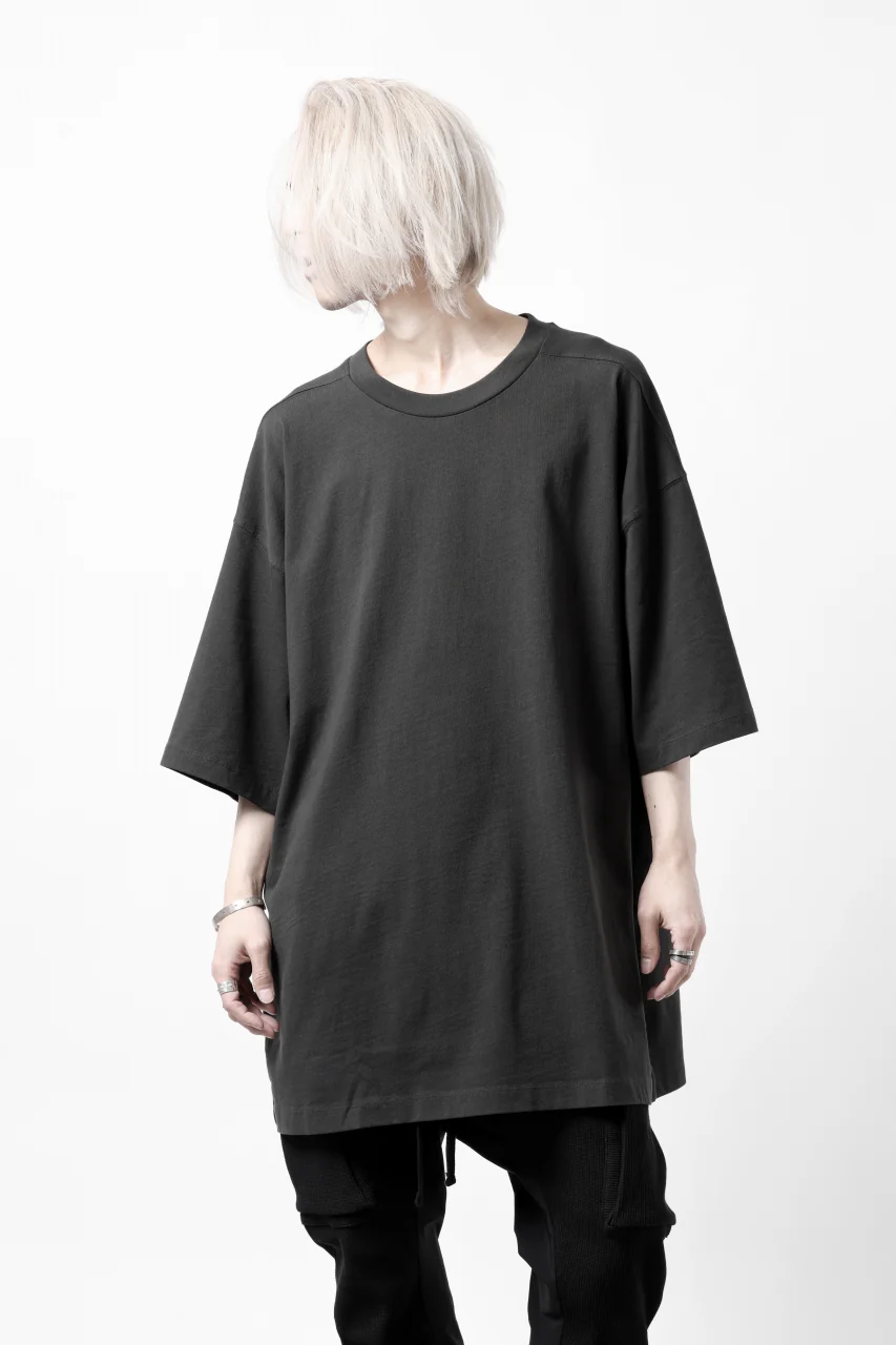 thom/krom OVER SIZED T-SHIRT / ORGANIC COTTON (GRAPHITE) - Image 12
