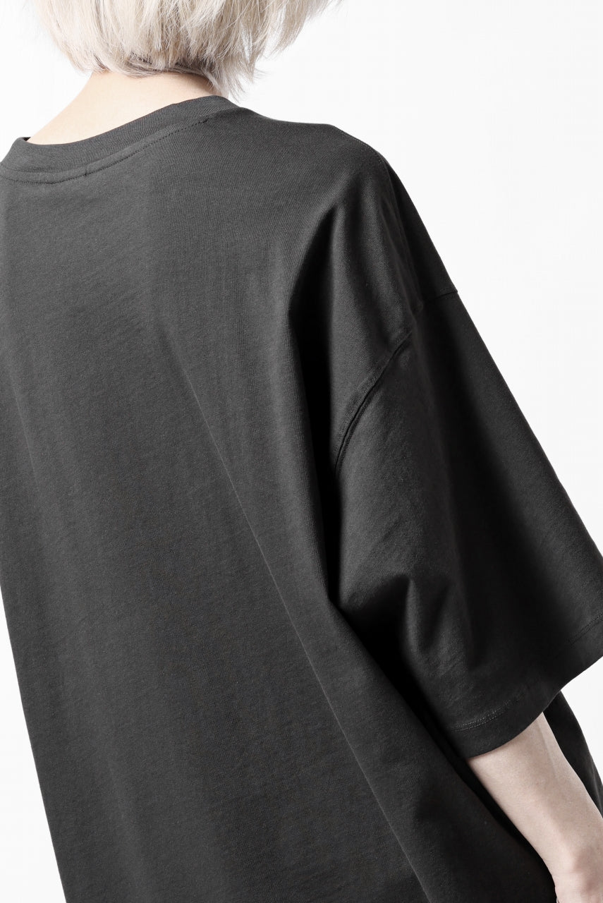 thom/krom OVER SIZED T-SHIRT / ORGANIC COTTON (GRAPHITE) - Image 19