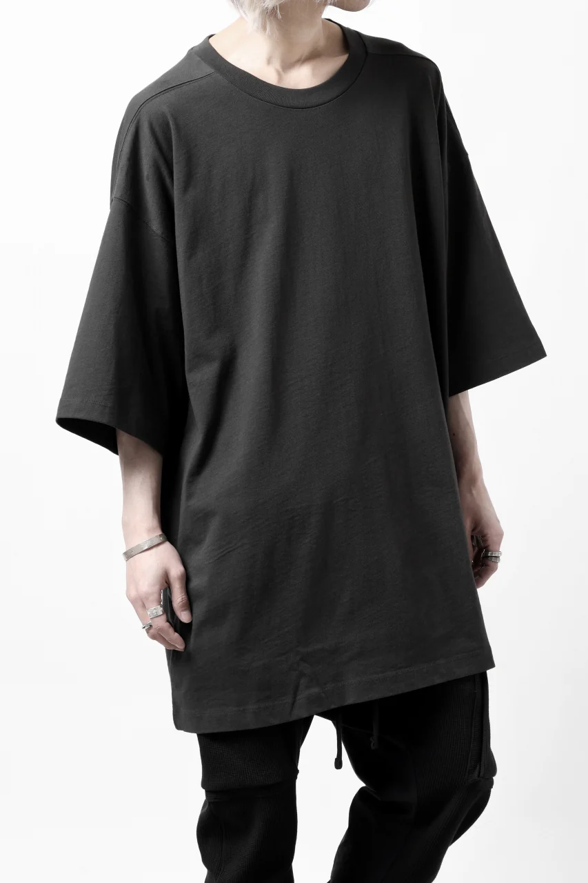 thom/krom OVER SIZED T-SHIRT / ORGANIC COTTON (GRAPHITE) - Image 8