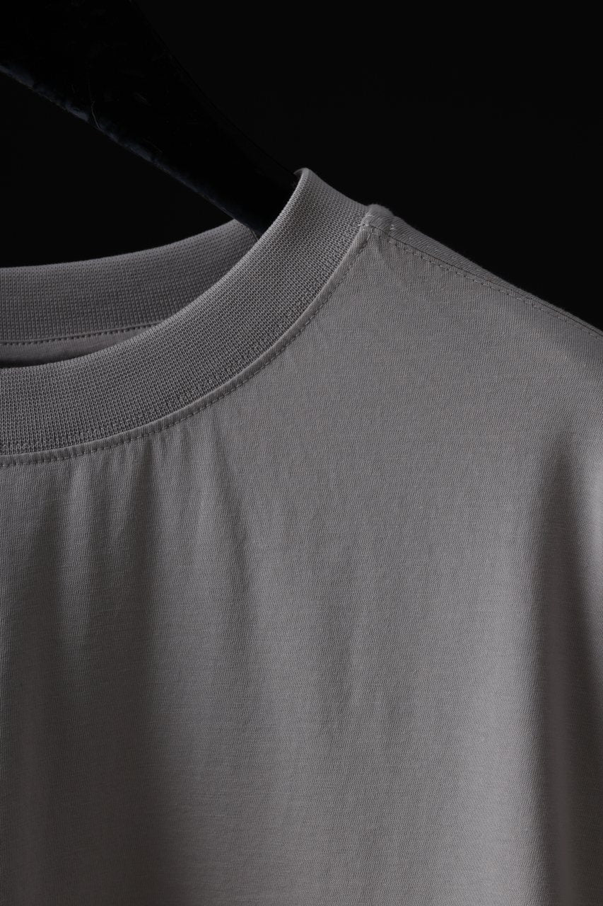 thom/krom OVERSIZED WIDE LONG SLEEVE TEE / COTTON JERSEY (SILVER) - Image 13