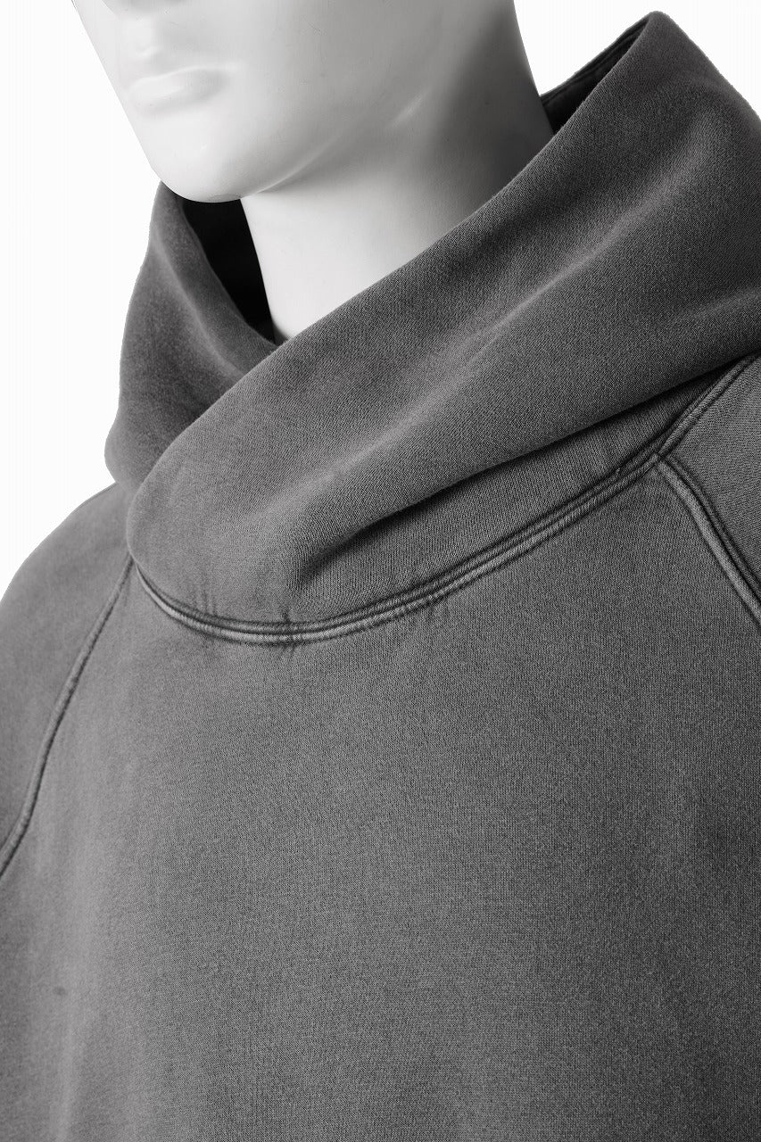 thom/krom RAGLAN SLEEVE HOODIE / SMOOTH SWEAT JERSEY (USED GREY) - Image 14