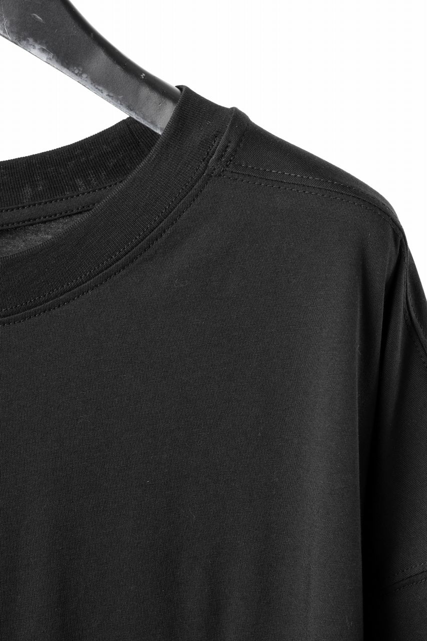 thom/krom RELAXED FIT SHORT SLEEVE TEE / COTTON JERSEY (BLACK) - Image 11
