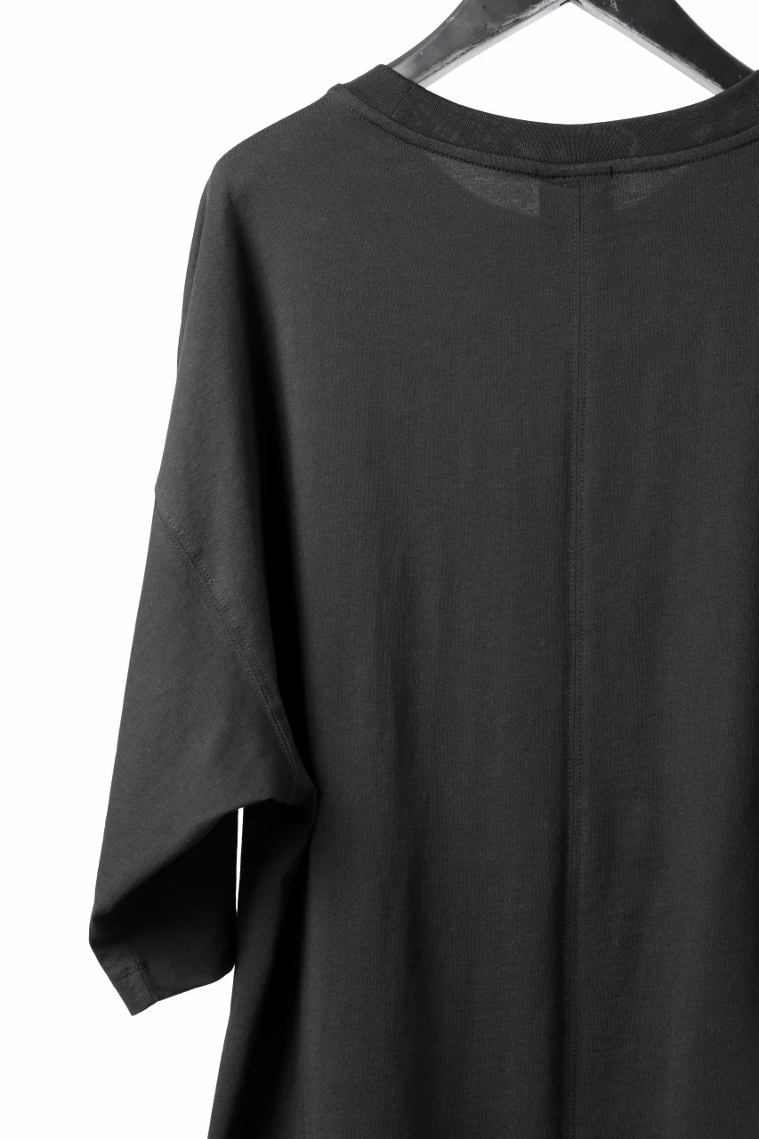 thom/krom RELAXED FIT SHORT SLEEVE TEE / COTTON JERSEY (BLACK) - Image 12