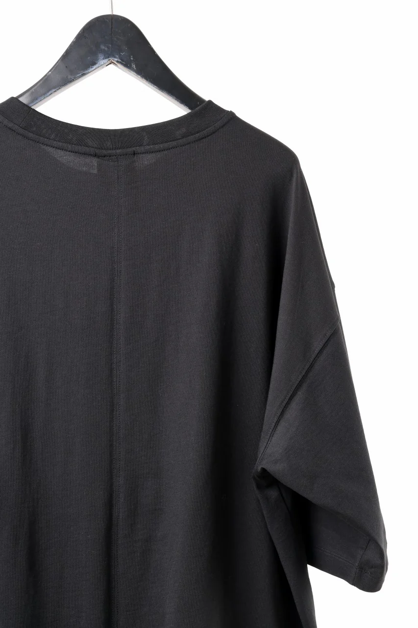 thom/krom RELAXED FIT SHORT SLEEVE TEE / COTTON JERSEY (BLACK) - Image 13