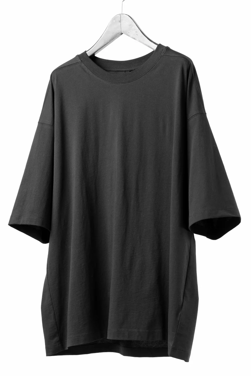 thom/krom RELAXED FIT SHORT SLEEVE TEE / COTTON JERSEY (BLACK) - Image 7