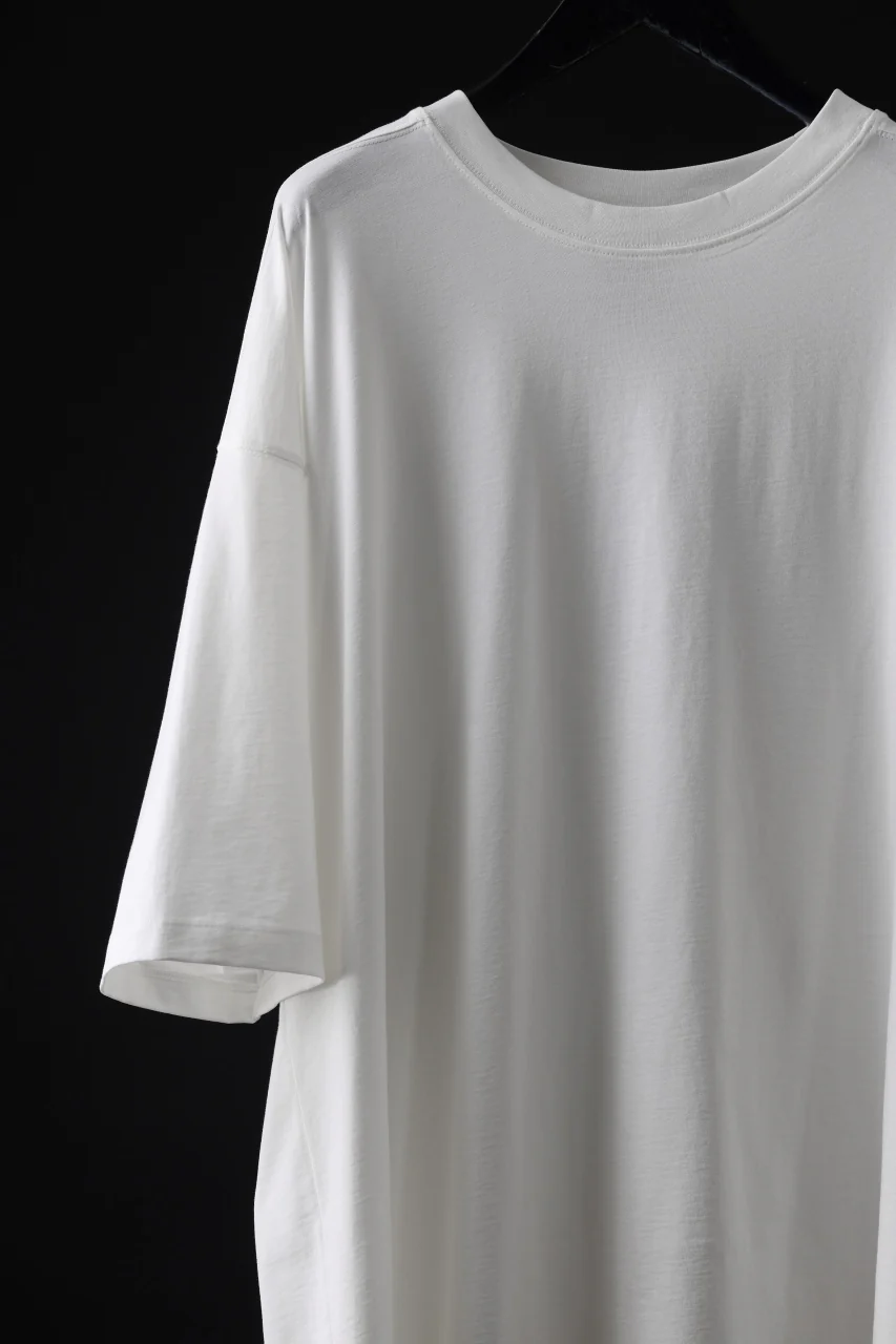 thom/krom RELAXED FIT SHORT SLEEVE TEE / COTTON JERSEY (CREAM) - Image 10