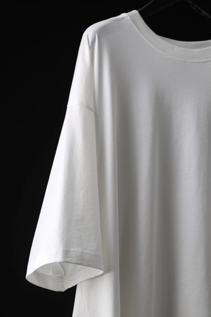 thom/krom RELAXED FIT SHORT SLEEVE TEE / COTTON JERSEY (CREAM) - Image 11