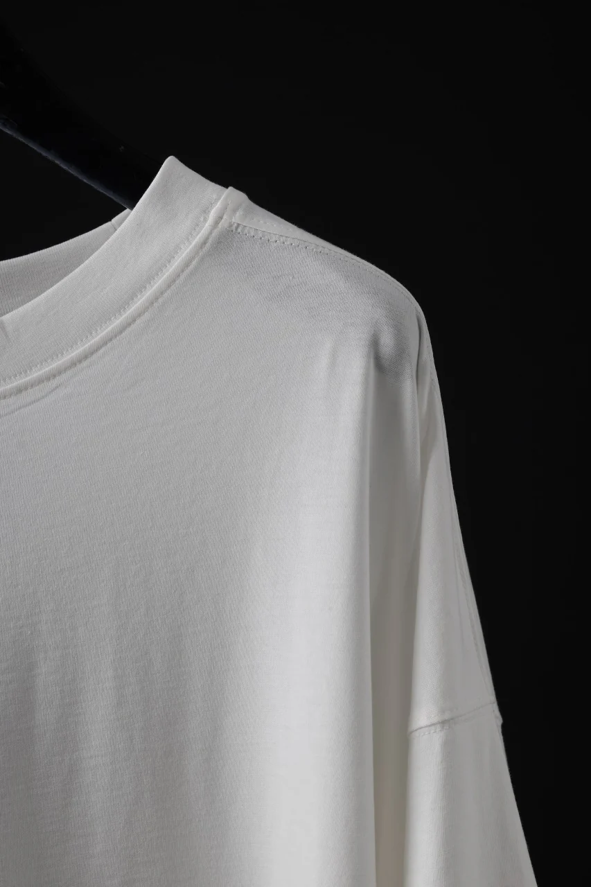 thom/krom RELAXED FIT SHORT SLEEVE TEE / COTTON JERSEY (CREAM) - Image 12