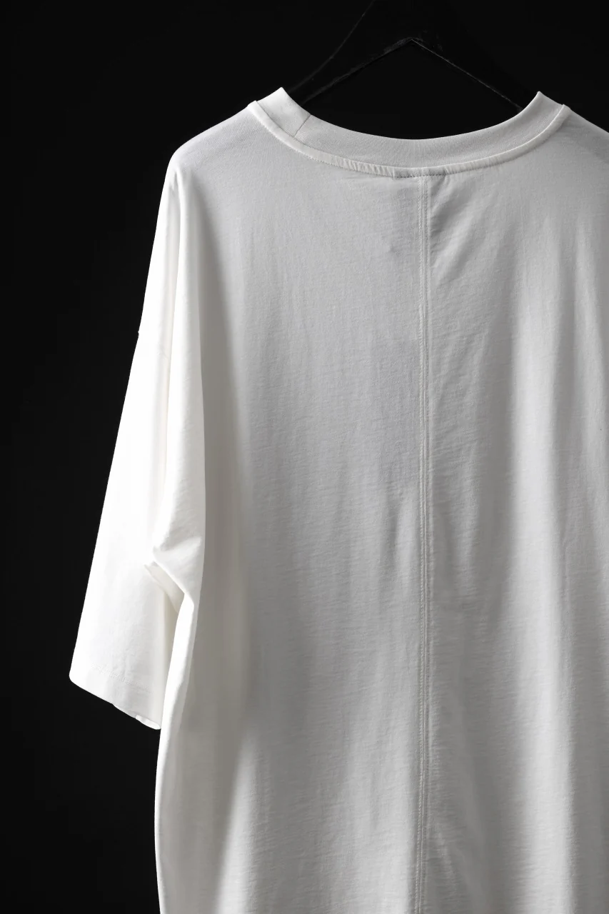 thom/krom RELAXED FIT SHORT SLEEVE TEE / COTTON JERSEY (CREAM) - Image 14