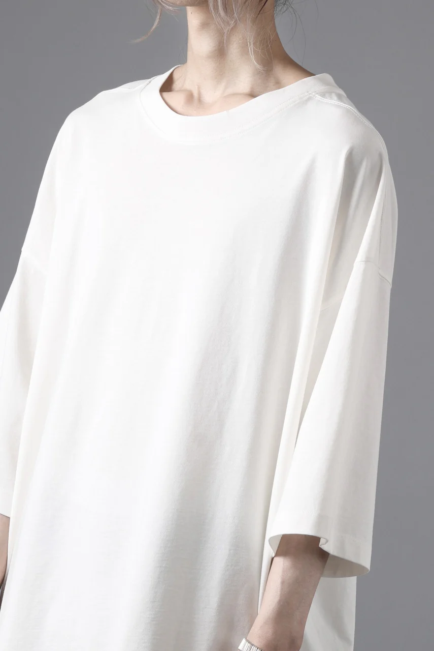 thom/krom RELAXED FIT SHORT SLEEVE TEE / COTTON JERSEY (CREAM) - Image 16