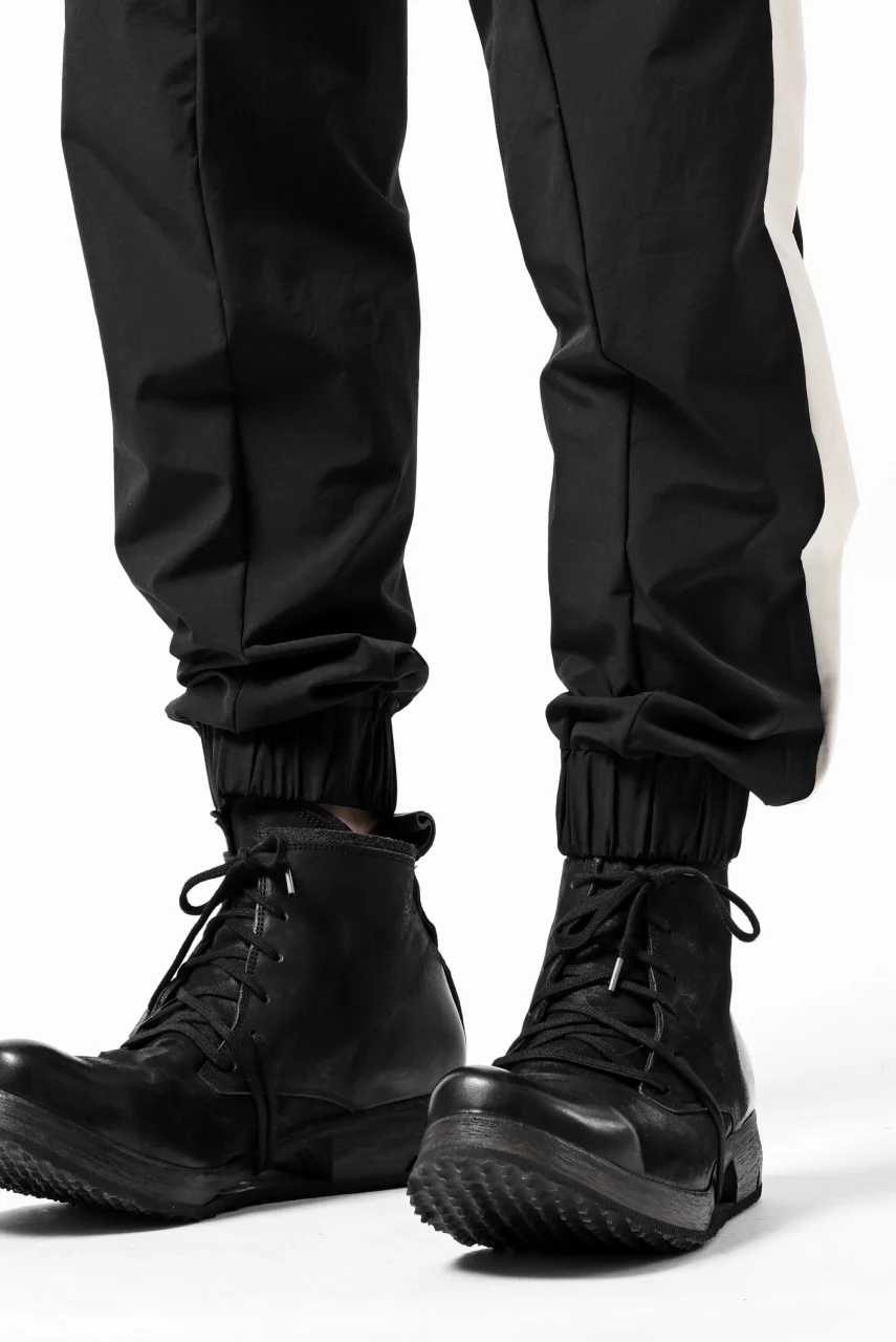 thom/krom SIDE LINE JOGGER PANTS / ELASTIC NYLON (BLACK) - Image 19