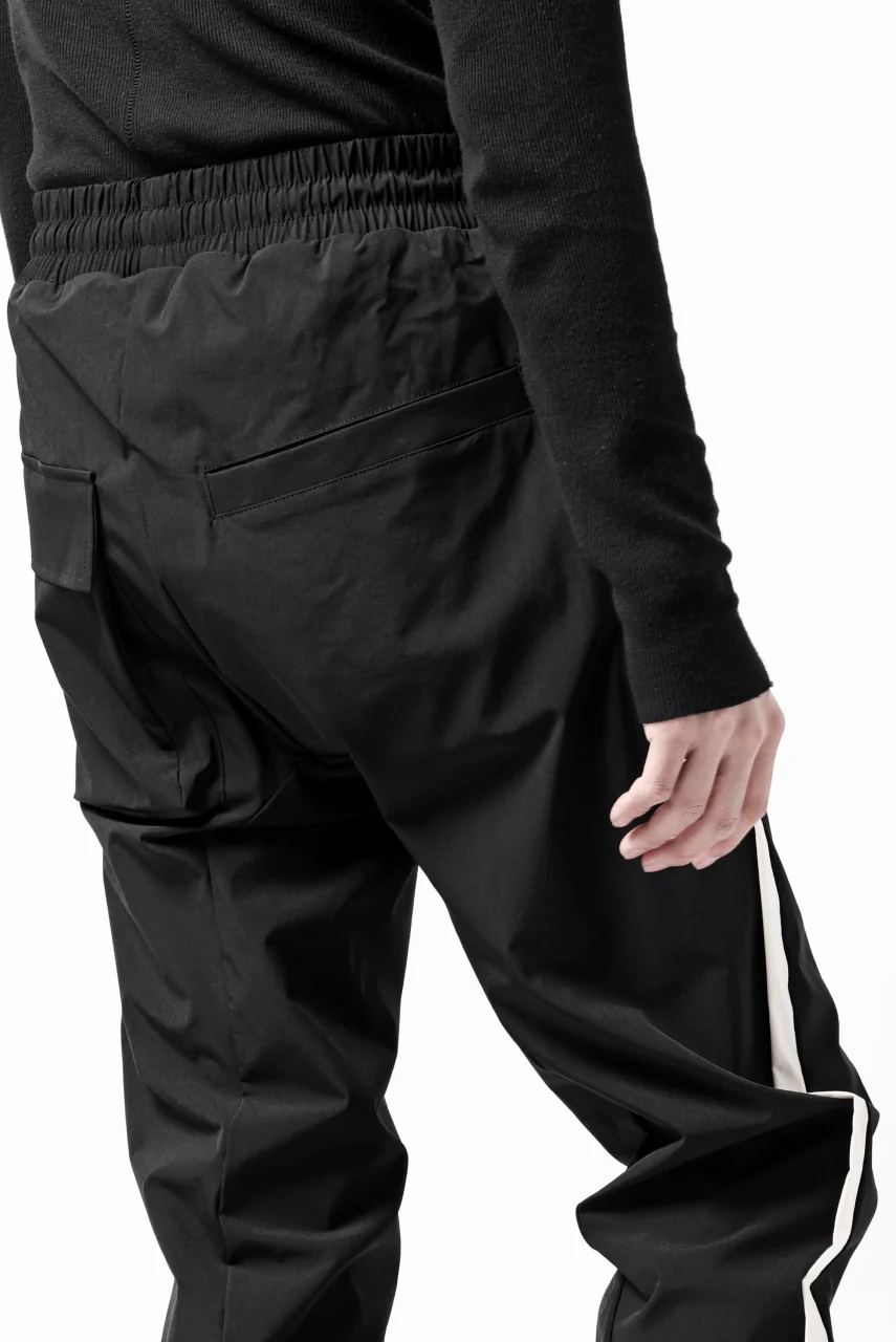 thom/krom SIDE LINE JOGGER PANTS / ELASTIC NYLON (BLACK) - Image 20