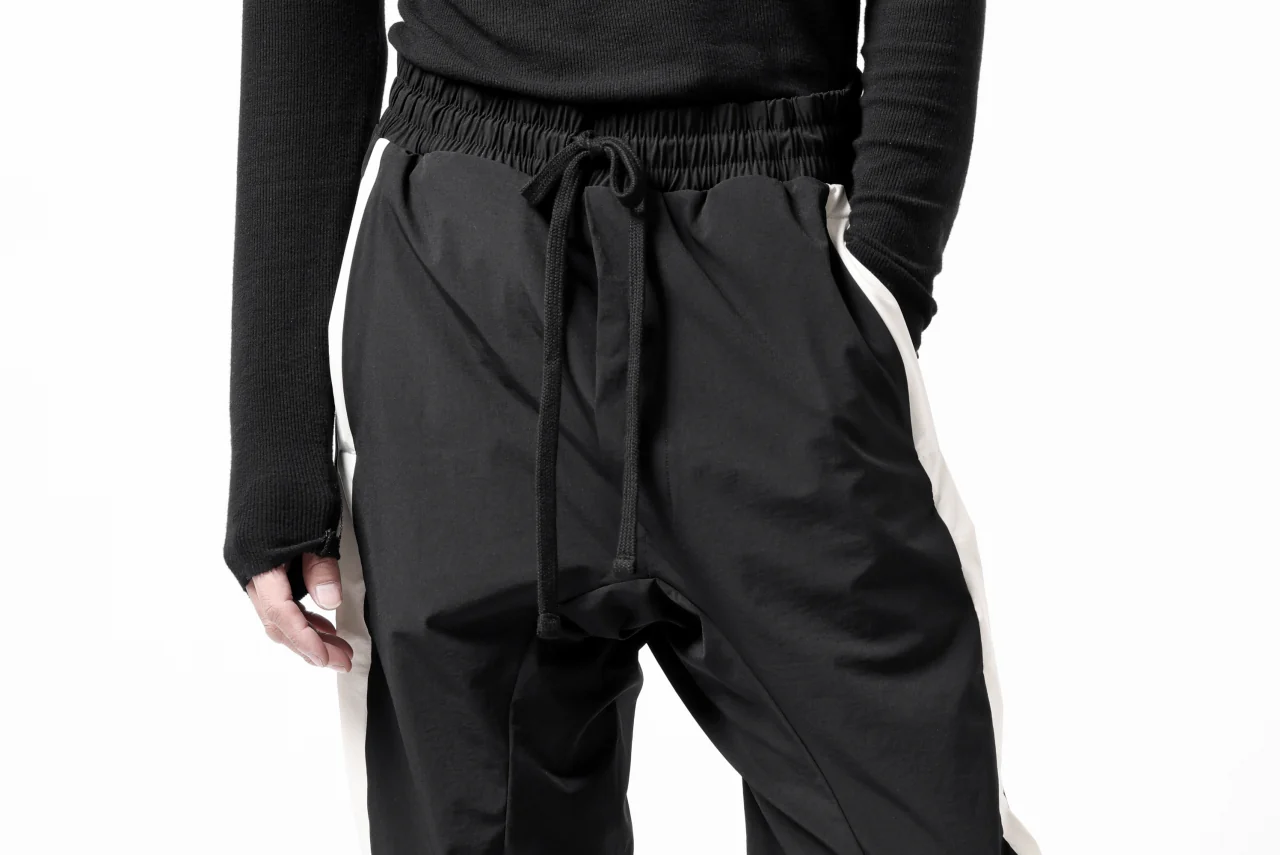 thom/krom SIDE LINE JOGGER PANTS / ELASTIC NYLON (BLACK) - Image 23