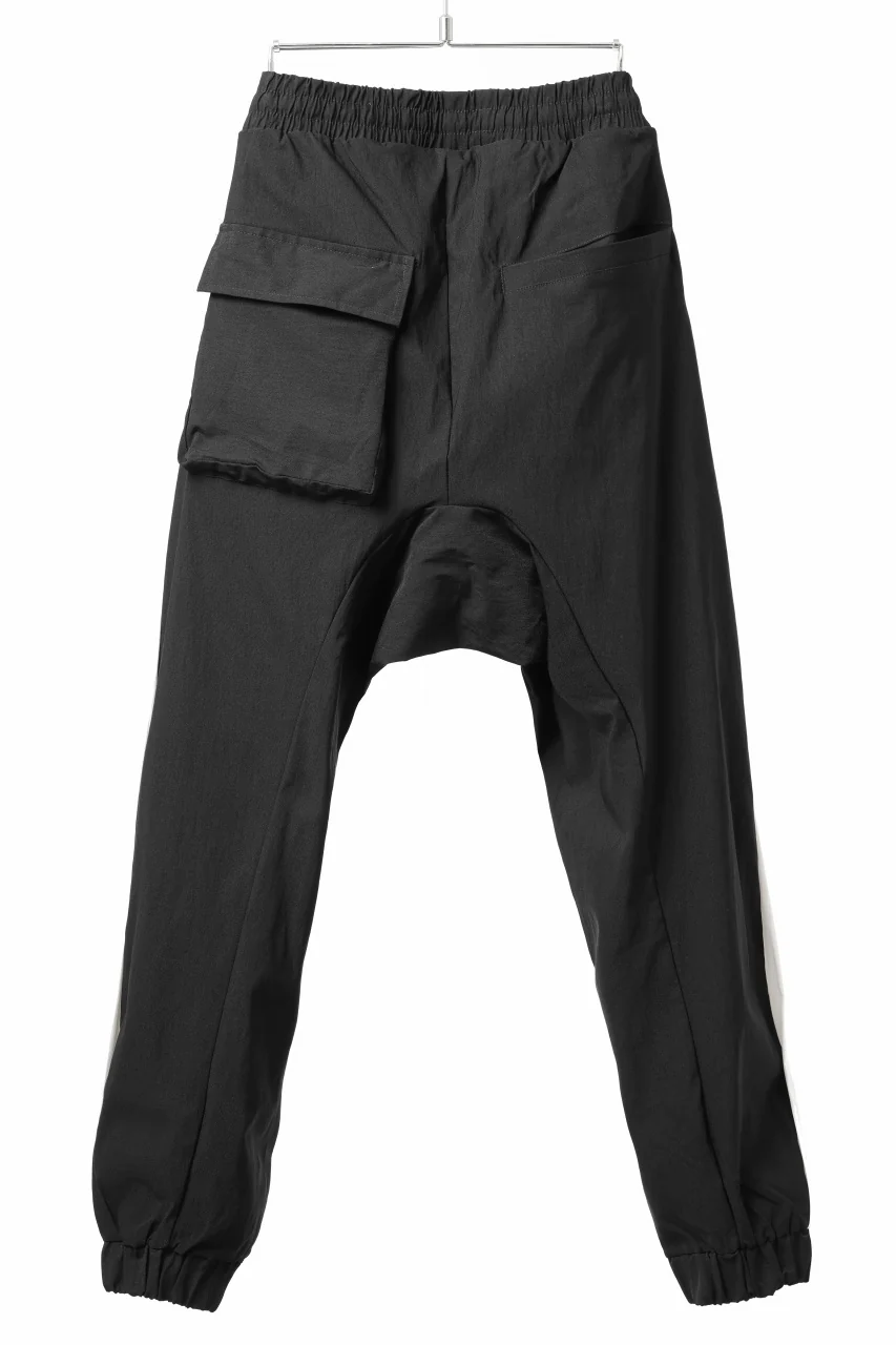 thom/krom SIDE LINE JOGGER PANTS / ELASTIC VISCOSE NYLON (BLACK) - Image 13