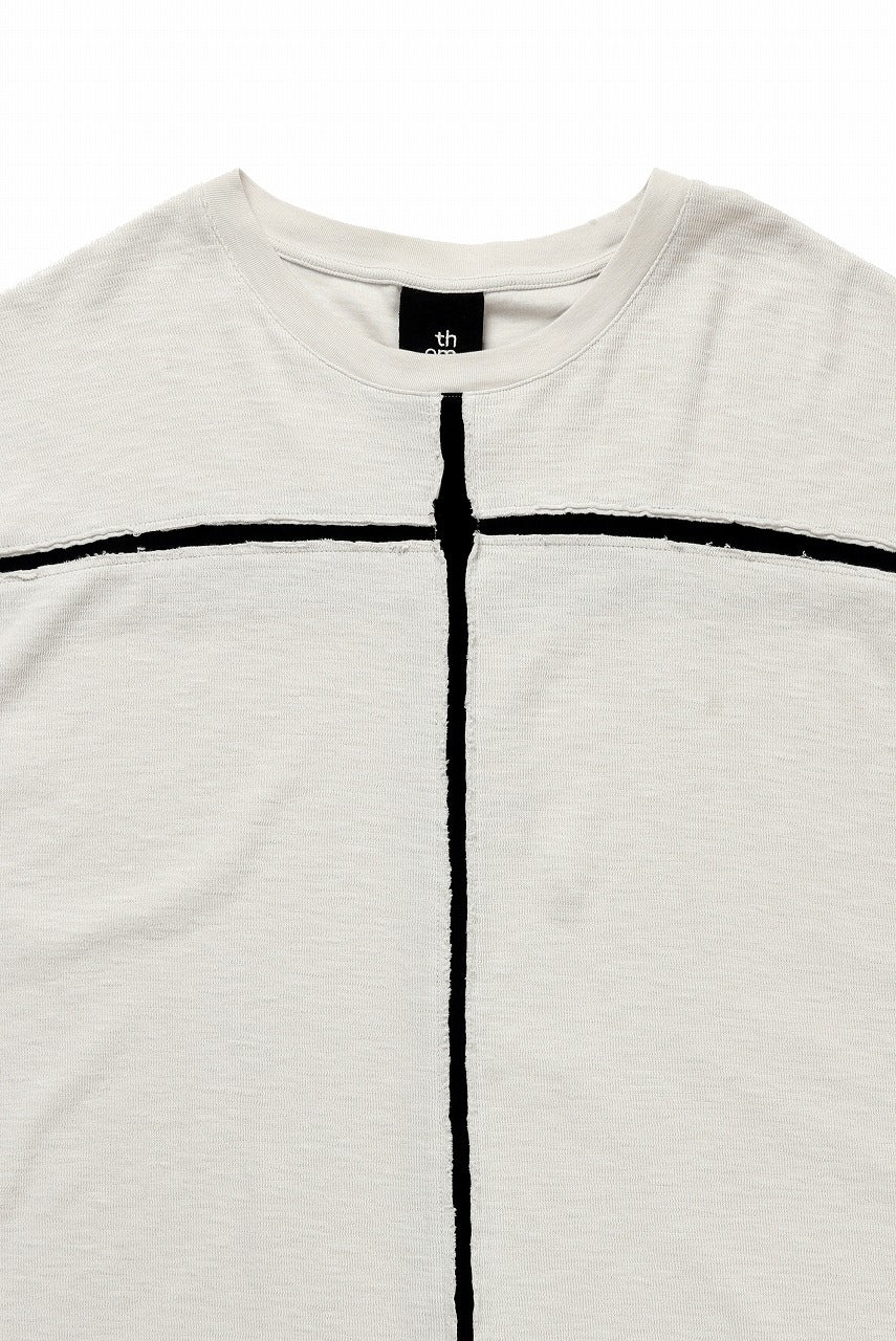 thom/krom SLEEVELESS T SHIRT / FLAME DOUBLE-FACE JERSEY (DUNE) - Image 5