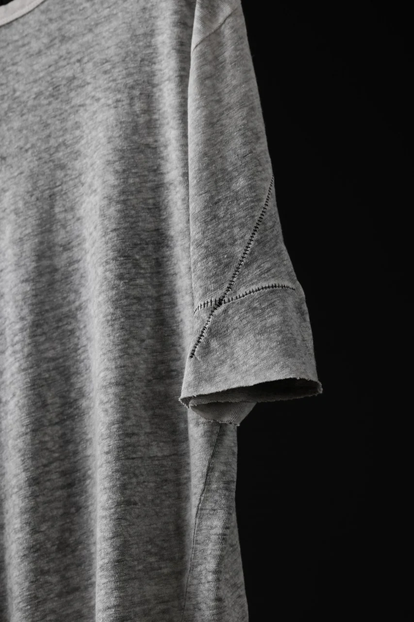 thom/krom SLIM FIT SHORT SLEEVE TEE / LINEN COTTON JERSEY (CREAM T10) - Image 14