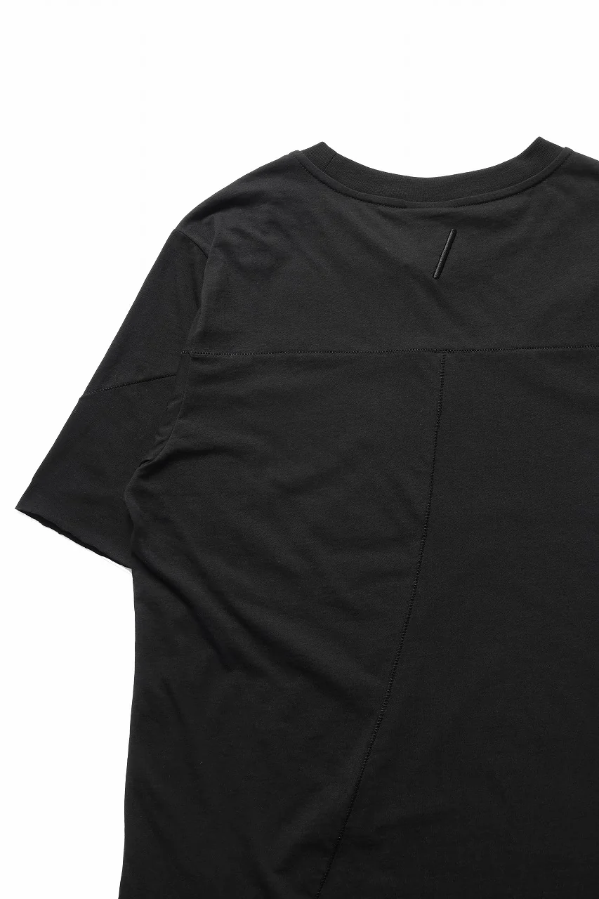 thom/krom STITCHING BASIC FIT T-SHIRT / SILKY COTTON JERSEY (BLACK) - Image 11