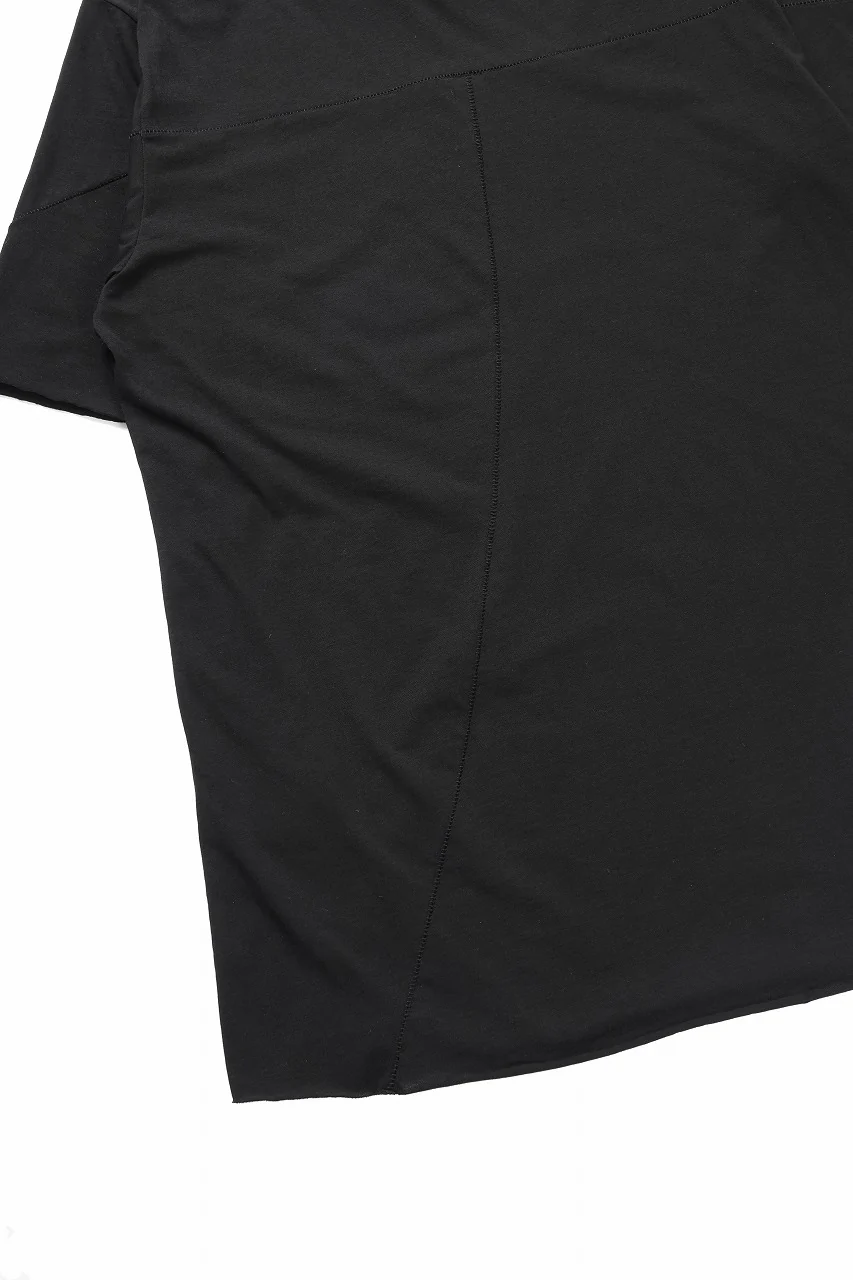 thom/krom STITCHING BASIC FIT T-SHIRT / SILKY COTTON JERSEY (BLACK) - Image 12