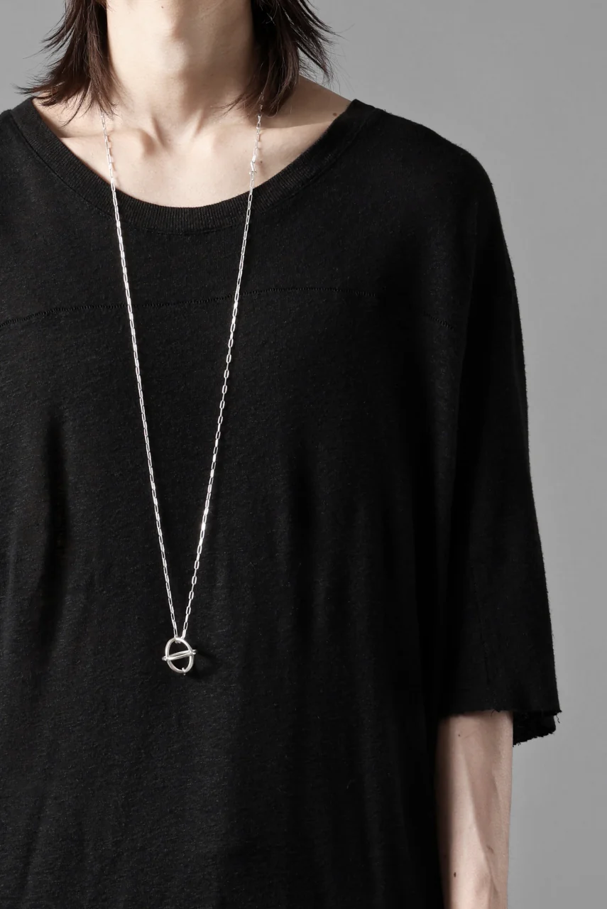 thom/krom SMOOTH FIT T-SHIRT / VISCOSE LINEN JERSEY (BLACK) - Image 23