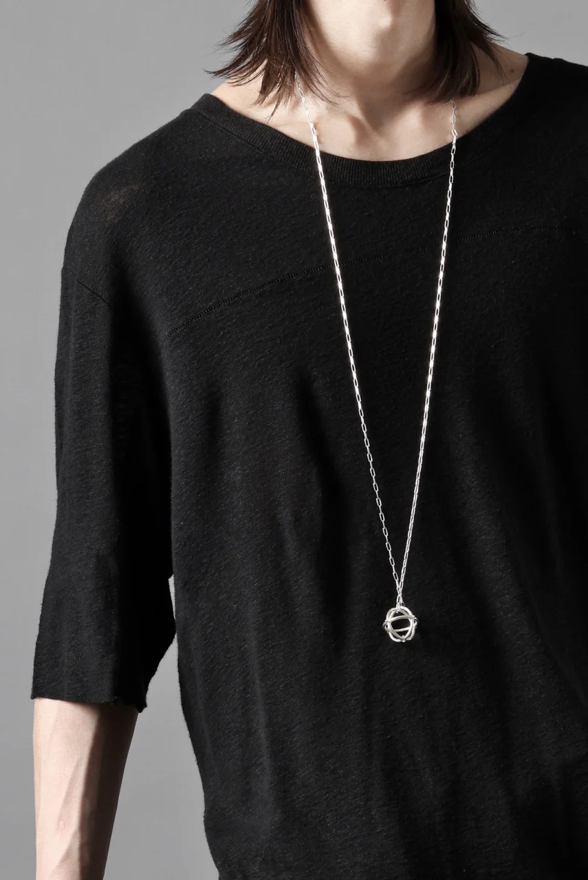 thom/krom SMOOTH FIT T-SHIRT / VISCOSE LINEN JERSEY (BLACK) - Image 26