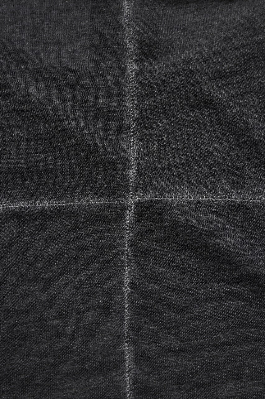 thom/krom SMOOTH FIT T-SHIRT / VISCOSE LINEN JERSEY (BLACK OIL) - Image 10